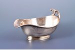 sauce-boat, silver, 950 standard, 159.25 g, 13.8 x 9.5 x 7.7 cm, Tetard Freres, the beginning of the...