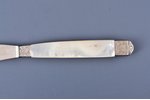 комплект из 12 ножей, серебро, 800 проба, перламутр, 1876-1899 г., (общий вес изделий) 467.10г, Adol...