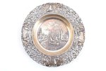 ashtray, silver, 833 standard, 119.30 g, Ø - 14.9 cm, 1914, Netherlands...