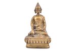 statuete, Buda, bronza, h 12.5 cm, svars 612.80 g....