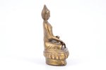 figurine, Buddha, bronze, h 12.5 cm, weight 612.80 g....