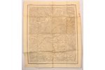 set of military service documents: 3 envelopes and a map, Russia, the beginning of the 20th cent....