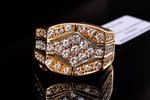 a ring, Fred Samuel, gold, 750 standart, 11.71 g., the size of the ring 19, diamonds, TW ~1.5 ct ct...