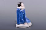 figurine, Pierrot, porcelain, Riga (Latvia), J.K.Jessen manufactory, the 40ies of 20th cent., h 12.5...