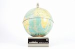 radiouztvērējs-globuss, Rahu 87, Punane RET, Tallina, plastmasa, PSRS, 20. gs. 80tie gadi, 16.6 x 13...