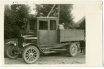 photography, suburb of Riga, a truck, Latvia, 20-30ties of 20th cent., 13,8x8,6 cm...