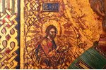 ikona, Svētais Nikolajs Brīnumdarītājs, dēlis, gleznojums, vizuļzelts, Krievijas impērija, 19.gs. vi...