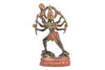 figurine, Kali, bronze, h - 19.7 cm, weight 926.95 g....