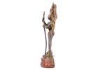 statuete, Kālī, bronza, h - 19.7 cm, svars 926.95 g....