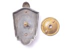 miniature badge, Army Staff Company, Latvia, 20-30ies of 20th cent., 45.7 x 27.7 mm, 18.55 g...