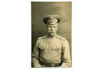 fotogrāfija, virsnieks, Krievijas impērija, 20. gs. sākums, 13,6x8,6 cm...