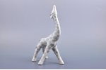 figurine, Giraffe, porcelain, Riga (Latvia), USSR, Riga porcelain factory, the 60ies of 20th cent.,...