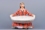 figurine, Uzbek Grl with a Basket, porcelain, USSR, LFZ - Lomonosov porcelain factory, molder - Gali...