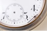 pocket watch, "Doxa", anti magnetique, for locomotive service staff, Switzerland, metal, 8.5 x 6.8 c...