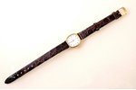 wristwatch, "Tissot", Switzerland, gold, 18 K standart, (total weight) 14.40 g, 26 x 22 cm, (dial) 1...