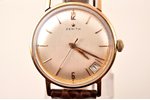 наручные часы, "Zenith", Швейцария, золото, 18 K проба, (общий вес) 35.40 г, 4.05 x 3.6 см, Ø (цифер...