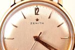 rokas pulkstenis, "Zenith", Šveice, zelts, 18 K prove, (kopējais svars) 35.40 g, 4.05 x 3.6 cm, Ø (c...