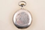 карманные часы, "Omega", Швейцария, начало 20-го века, серебро, металл, общий вес 79.35 г, 6.1 x 4.9...