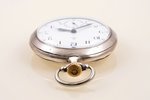 kabatas pulkstenis, "Omega", Šveice, 20. gs. sākums, sudrabs, metāls, kopējais svars 79.35 g, 6.1 x...