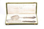 flatware set, silver, 2 items, 950 standard, total weight of items 310.00, metal, 31.8 / 28.1 cm, Fr...