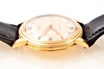 наручные часы, "Longines", Швейцария, золото, 18 K проба, общий вес 45.10 г, 4.1 x 3.7 x 1.2 см, Ø 2...