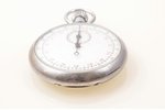 stop-watch, military, metal, 6.2 x 4.8 cm, Ø 41.6 mm, dial damage, in working condition...