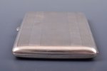 cigarette case, silver, 950 standard, 285.50 g, 15.7 x 8.9 x 1.6 cm, France...