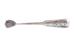 sugar tongs, silver, 84 standard, 26.60 g, engraving, 12.7 cm, 1899-1908, Moscow, Russia...