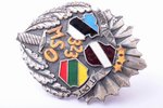 badge, MSO 323, Baltic Guard Service, British Army of the Rhine 323th Transport Unit, 40ies of 20 ce...