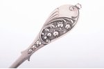 pair of spoons, silver, salad serving spoons, 800 standard, 174.80 g, gilding, 20.8 cm, Germany...