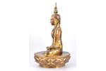 statuete, Buda, bronza, h 40 cm, svars 1600 g....