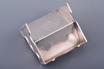 card tray, silver, 925 standard, 77.55 g, 5.5 x 6.8 x 6.2 cm, the beginning of the 20th cent., Londo...