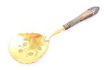 spoon for salad, silver, for salad, 875 standard, (item total weight) 81.40, gilding, 21.9 cm, the 2...