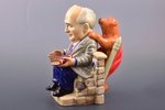 statuete - krūka, Prezidents Gorbačovs, porcelāns, Lielbritānija, Kevin Francis ceramics, modeļa aut...