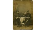 фотография, портрет солдат, Российская империя, начало 20-го века, 13,8x9 см...