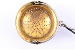 tea strainer, silver, 84 standard, 59.00 g, Ø 5.6 cm, 1896, Minsk, Russia...