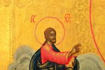 ikona, Svētais Nikolajs Brīnumdarītājs, dēlis, gleznojums, zeltījums, Krievijas impērija, 19. gs., 4...