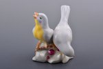 figurine, Birds, porcelain, Riga (Latvia), Riga porcelain factory, the 50-60ies of 20th cent., 7 cm,...