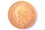 5 rubles, 1889, AG, gold, Russia, 6.42 g, Ø 21.5 mm, XF...