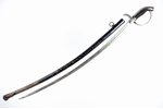 sabre, hussar's, Bavarian army, with sign "in treue fest", blade length 80 cm, total length 94.5 cm,...