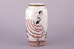 vase, "Dancer", porcelain, Burtnieks manufactory, hand-painted, sketch by Sigismunds Vidbergs, Riga...