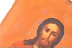 ikona, Jēzus Kristus Pantokrators, dēlis, sudrabs, gleznojums, varš, starpsienu emalja, 4-krāsu emal...