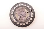 сакта, из 5-латовой монеты, серебро, 875 проба, 35.55 г., размер изделия Ø 5 см, 20-30е годы 20го ве...