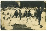 фотография, Император Николай II с императрицей и дочерьми в Динском (Даугавпилс) госпитале, так же...
