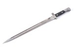 штык-нож, с ножнами, Vojno Tehnicki Zavod, длина лезвия 38.3 см, общая длина 51.5 см, Югославия, 30-...