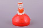 figurine, A girl in national costume (case), porcelain, Riga (Latvia), USSR, Riga porcelain factory,...