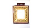 icon case, for the icon size 36 x 29 cm, guilding, wood, Russia, 78 x 59.5 x 16 cm...