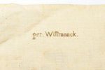 pārsiešanas materiāls ar trafareta zīmējumu - pārsiešanas instrukciju, Pirmais pasaules karš, Vācija...