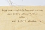 перевязочный материал c трафаретным рисунком - инструкции по перевязке, Первая мировая война, 85 x 1...