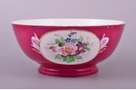 candy-bowl, porcelain, Gardner porcelain factory, hand-painted, Russia, the 2nd half of the 19th cen...